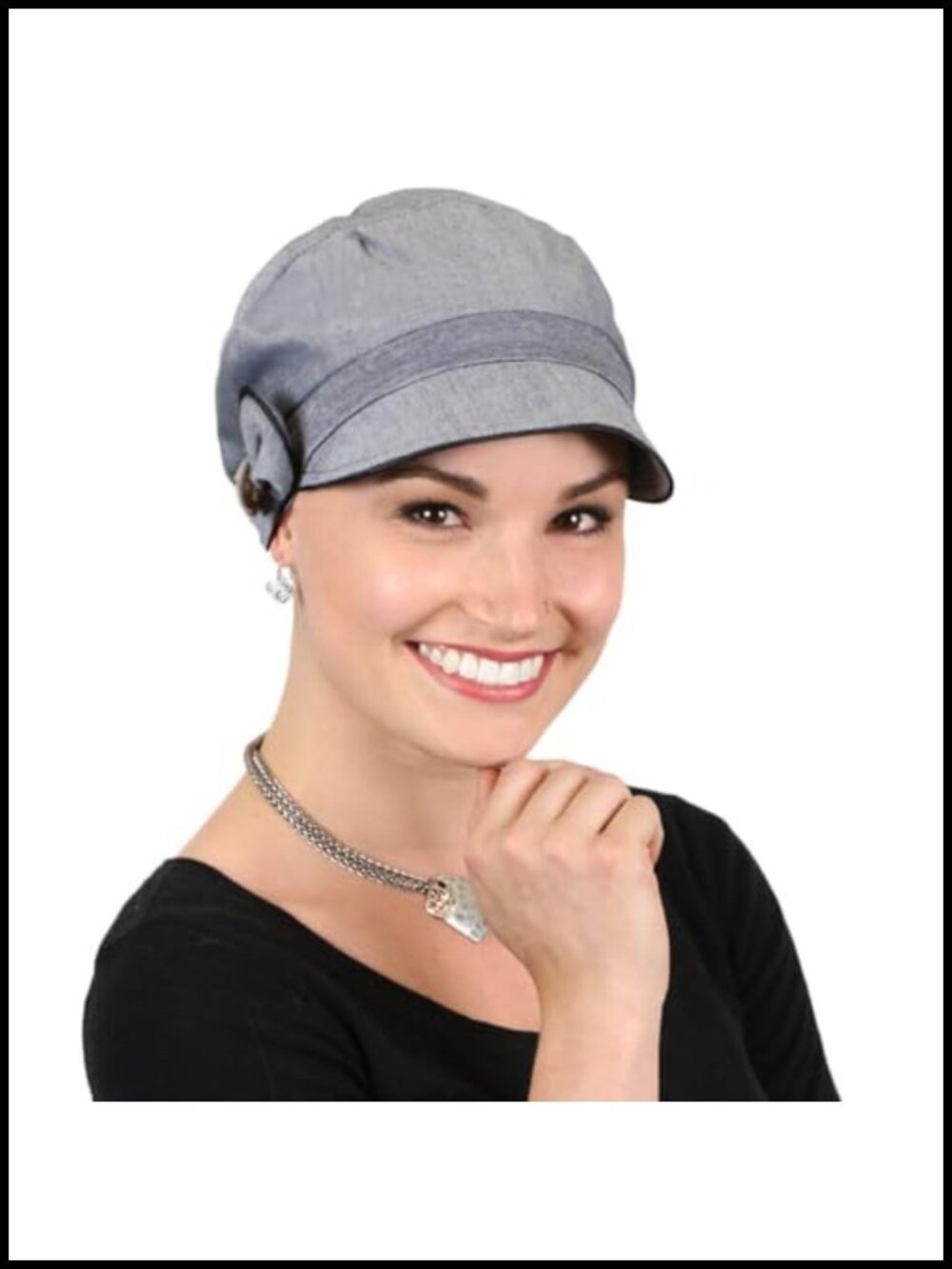 100% Cotton Chemo Newsboy Hat 50+ UPF Sun Protection Summer Headwear
